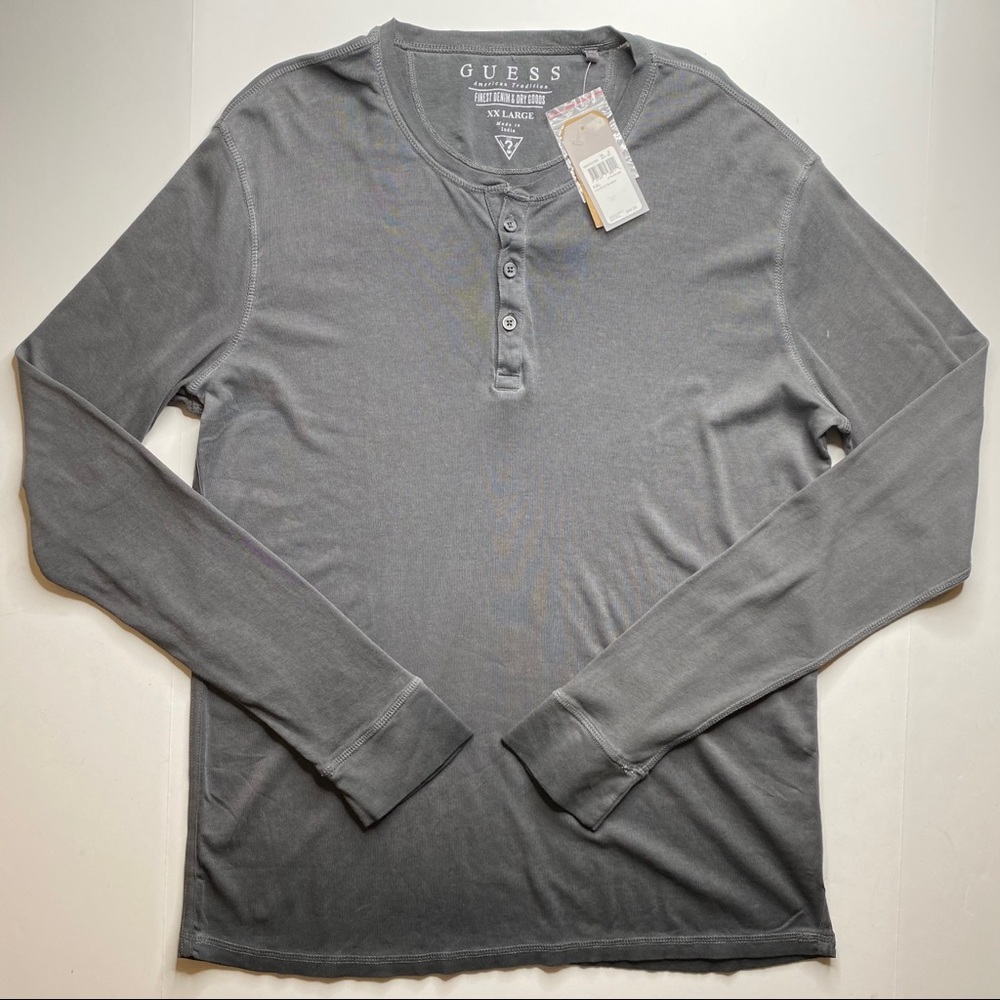 NWT Guess Mens Long Sleeve Shirt {A3}